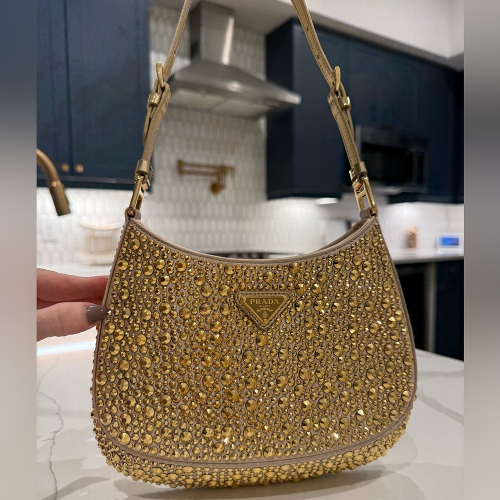 Prada Gold Cleo Studded Handbag
*Limited Edition